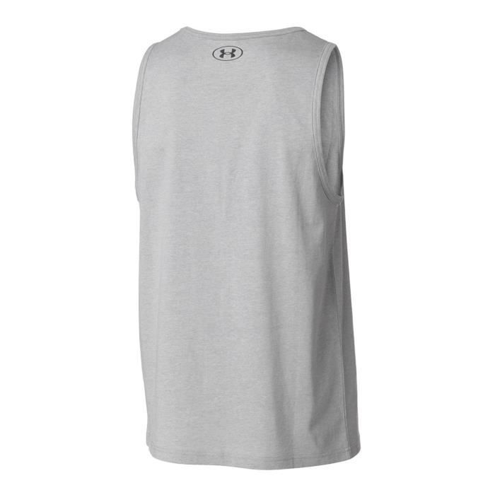 Débardeur homme Under Armour Sportstyle Logo Tank - Gris Gris