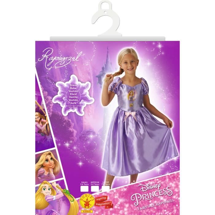 Disney Princesses - Déguisement Cendrillon Robe et Tiare Taille 5/6 ans