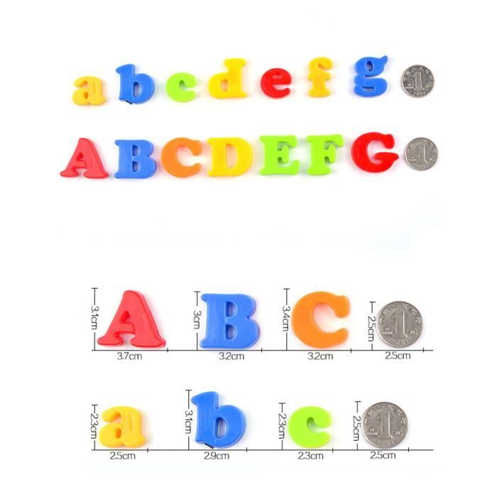 Lettres Magnétiques pour Réfrigérateur Alphabet Enfant Lettres Magnetiques  Alphabet Magnetique Lettre Magnetique Enfant Préscolaire - Cdiscount Jeux -  Jouets