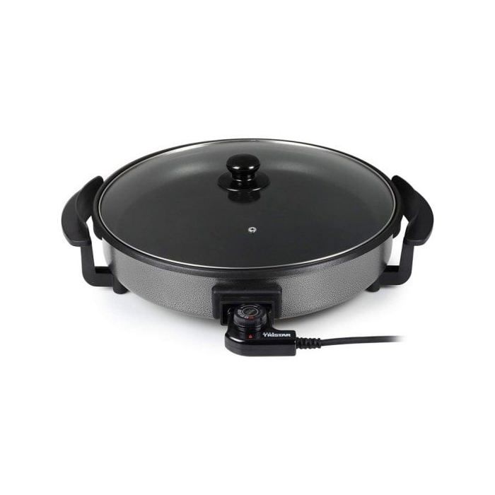 Poêle Électrique SUPERLEX Multifonction - 9,6L - 1500W - Surface 42cm Antiadhésive - Idéale Cuisson Et Buffet