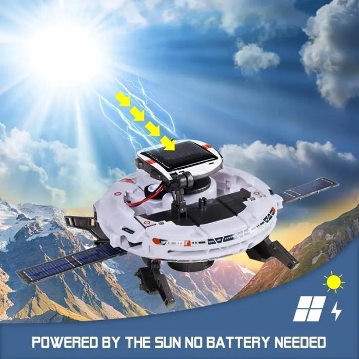 Kit Robot Solaire 6 En 1 – Jouet éducatif STEM, énergie Solaire, Construction, Pour Enfants 8-12 Ans