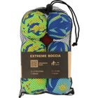 Sunflex Extreme Boccia Flames – Pétanque Molle En Néoprène Bleu/Vert, Idéale Enfants Et Famille