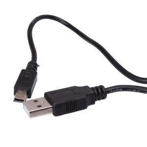Câble USB Mini Pour GoPro Hero 3/4 - 1,5 Mètre - Charge Et Données - Noir