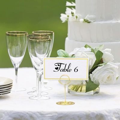 Lot De 10 Porte-numéros De Table, Porte-cartes, Porte-photos En Fil Metallique Porte Cartes Porte Noms Clips De Menu Pour Reception De Mariage Aci 96718092