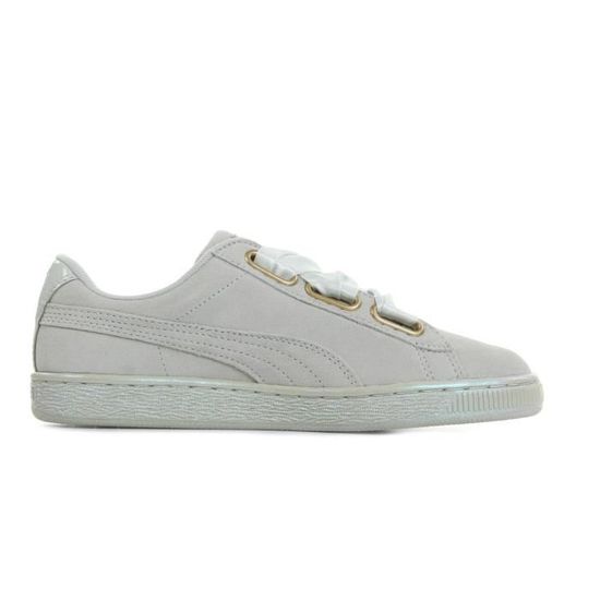 Puma suede femme top grise
