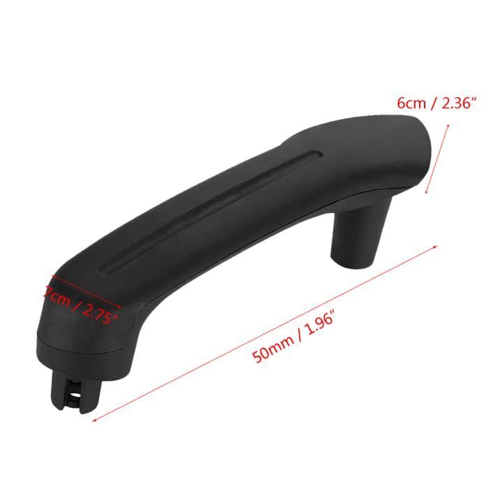 Poignée De Porte Intérieure Noire Pour BMW X1 E84 (2010-2016) - ABS+PC, Remplace OE 2991775/2991776