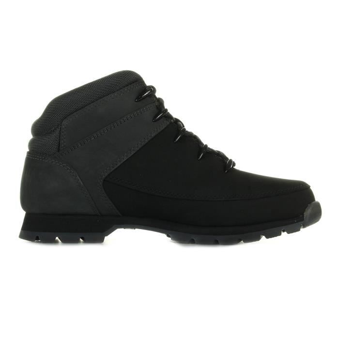 Boots Timberland Euro Sprint Hiker Noir Homme Cuir Lacets