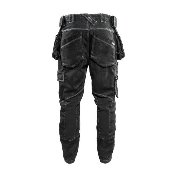 Pantalon de travail Artisan Blaklader X1900 Cordura Denim Stretch Noir 40 Homme Noir Cdiscount Pret a Porter