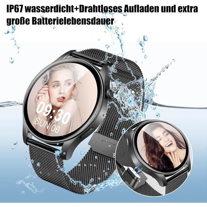 Montre Connect e Pour Homme Et Femme Avec Fonction T l phone cran Amoled De 1 39