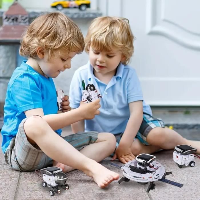Kit Robot Solaire 6 En 1 – Jouet éducatif STEM, énergie Solaire, Construction, Pour Enfants 8-12 Ans