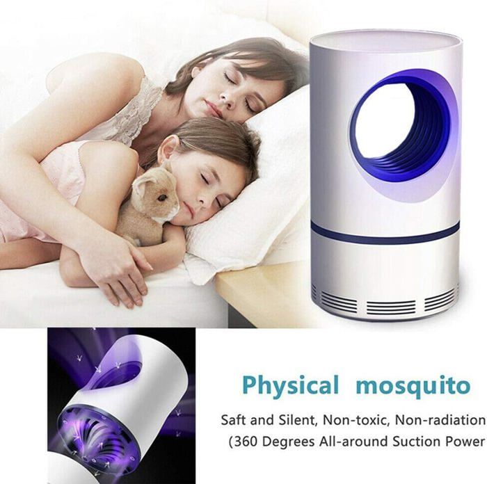 AMFUN Piège à Puces, Piège à Lumière Anti-Puces à LED 4 Modes