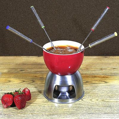 Lot De 2 Brûleurs à Pâte Combustible Chromés – Diamètre 90 Mm – Compatible Fondue Rosenstein & Söhne