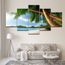 Modulaire photos toile affiche 5 Set peinture aquarelle bord de mer arbre  paysage décor maison imprime mur Art couloir v~13609 - Achat / Vente  tableau - toile - Cdiscount