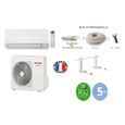Climatiseur réversible Mono-split - TOSHIBA - NAKA - 1,5 kW - Kit de pose complet - Garantie 5 ans