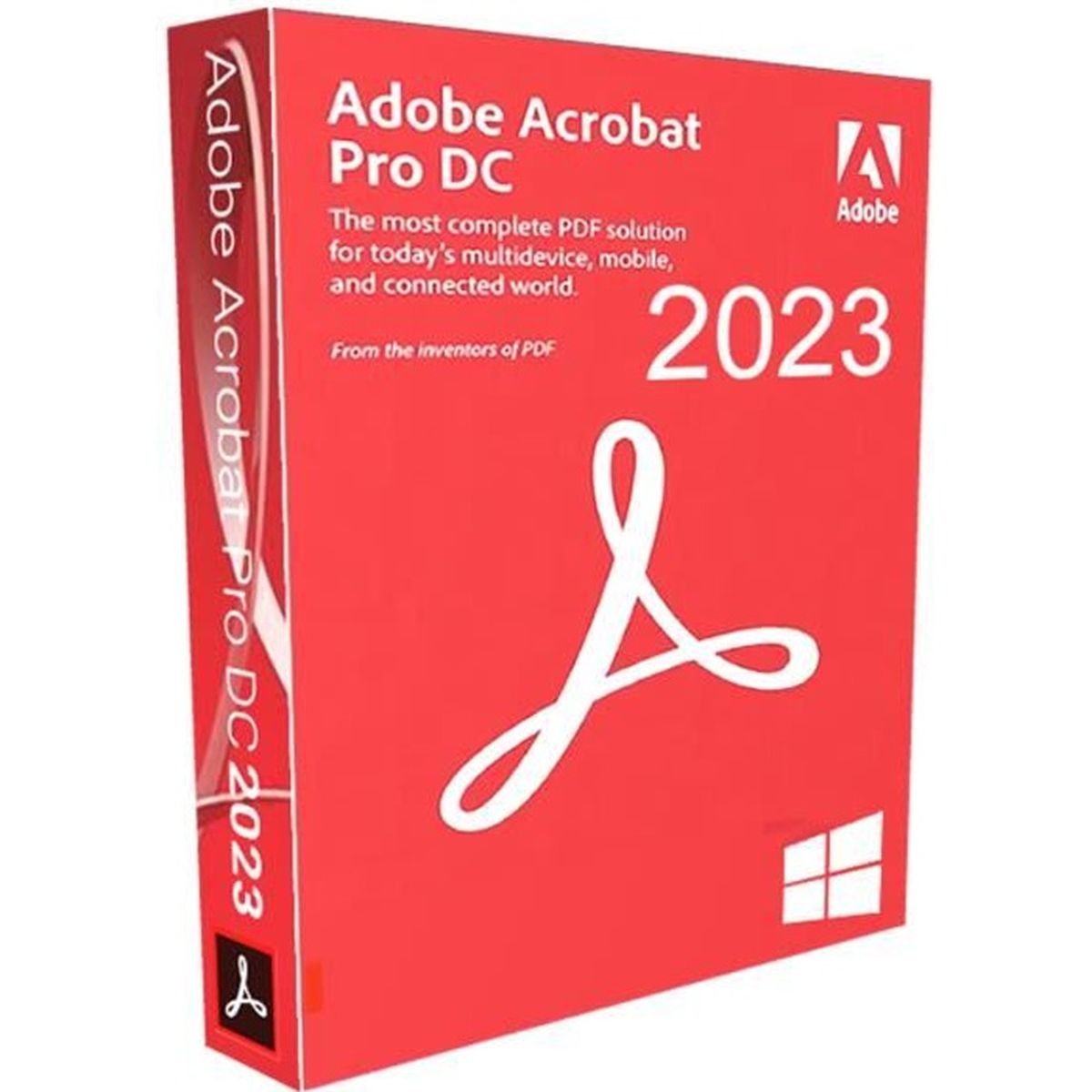 Adobe Acrobat Pro DC 2023 3 PC Windows licence à vie Livraison