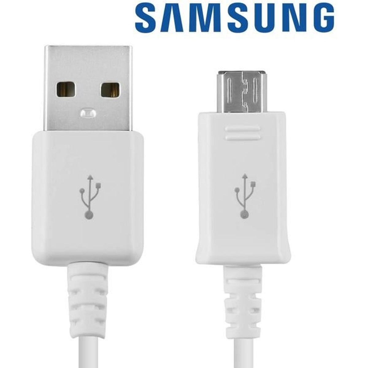 Câble original Samsung 1m50 Micro usb ECBDU4EWE Cdiscount Téléphonie
