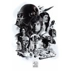 PYRAMID INTERNATIONAL Affiche Maxi Star Wars Montage 40th Anniversaire 61x91,5 cm
