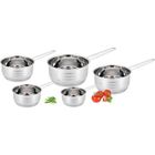 Casseroles - Royal Swiss - Set de 5 - Inox - Tous feux - Diamètres variés