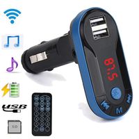 Bluetooth sans fil Transmetteur FM Lecteur MP3 Kit mains libres de voiture USB à distance TF SD XYQ61124121_1909