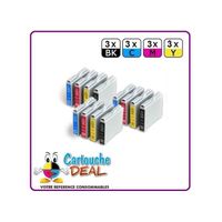 BROTHER LC-970/1000 -Lot 12 cartouches compatible DCP 105CN 130C 135C 150C 153C 330C 330CN 350C 353C 357C MFC 680CN LC970 LC1000