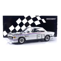 Voiture Miniature de Collection - MINICHAMPS 1/18 - BMW 3.0 CSL - 1973 - Silver - 155028135