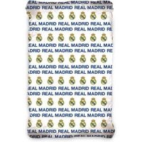 Real Madrid Football - Drap Housse Coton - Literie 90 x 200 cm