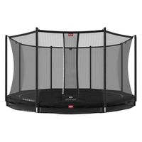 BERG - Favorit trampoline InGround 380 cm black+ Safety Net Comfort