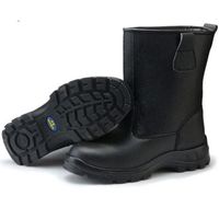 chaussures de sécurité Imperméable à l'eau résistant à l'huile résistant aux acides et aux alcalis Chaussure de Travail  homme