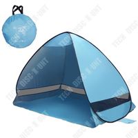 TD® Tente de parasol de plage de camping entièrement automatique de 2 mètres de long tente de camping anti-ultraviolet en plein air