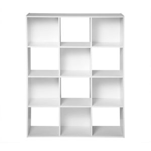 PETIT MEUBLE RANGEMENT  COMPO Meuble de rangement contemporain blanc mat - L 92 cm