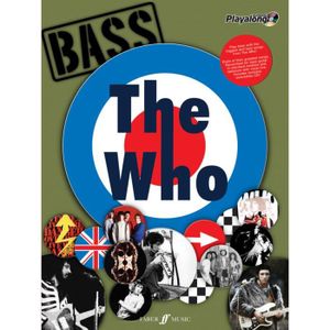 PARTITION Authentic Playalong Bass, de Who - Recueil + CD pour Guitare basse édité par Faber Music référencé : FAB0571531644