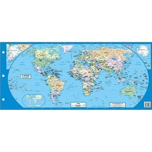 Carte Du Monde Plastifiee