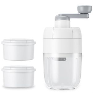 Broyeur à Glace Manuel En Acier Inoxydable - Rasoir à Glace Transparent, Pour Cocktails