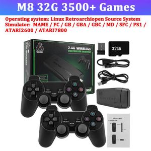 CONSOLE RÉTRO Jeux M8 32G 3500-Game Stick Console de jeu vidéo r