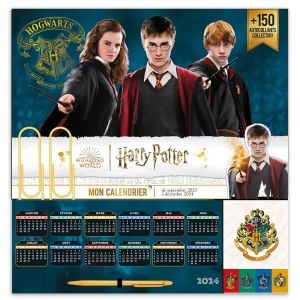 Calendrier 2024 Harry Potter Thème Mini Calendrier 3D, Calendrier
