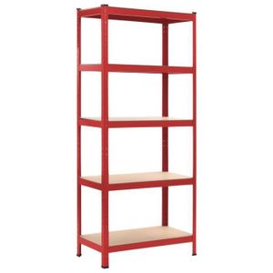 clp etagere de stockage avec 3 surfaces de rangement i etagere de rangement 90x45x90 cm i capacite de rangement par etage 175 kg i etagere galvanisee pour charges lourdes i couleur bleu