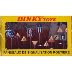 DINKY TOYS ATLAS 12 PANNEAUX DE SIGNALISATION ROUTIERE REF 593 1//43 IN BOX