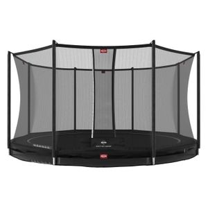 TRAMPOLINE BERG - Favorit trampoline InGround 380 cm black+ Safety Net Comfort