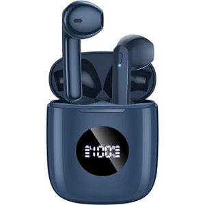 CASQUE - ÉCOUTEURS Ecouteur Sans Fil Bluetooth 5.3 Son Hi-Fi Stéréo É