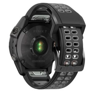 Acheter Bracelet en Silicone 22mm 26mm pour Garmin Fenix ​​7 7X 6 6X Pro 5  5X Plus bracelet de montre à dégagement rapide pour Garmin EPIX Forerunner  945 935 bracelet de montre intelligente