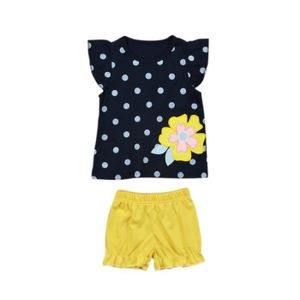 Ensemble de vêtements 0-24 Mois Bébé Fille Vêtement Été 2 Pcs Ensemble d