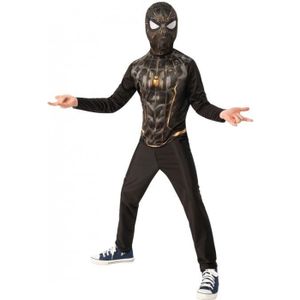 DÉGUISEMENT - PANOPLIE Déguisement classique Spiderman No Way Home noir et or enfant - 3 à 4 ans (90 à 104 cm)