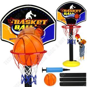 JEU D'ADRESSE TD® Cadre de Basket-ball de tir Intérieur et Extérieur- Avec pompe en plastique,Filets,Ballon - Enfants Jeux