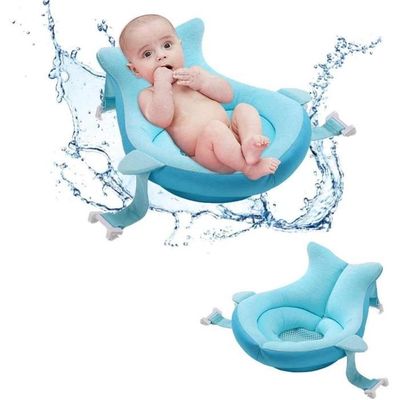 Coussin De Bain Doux Pour Bébé 0-12 Mois - Support Antidérapant Avec Ceintures De Sécurité