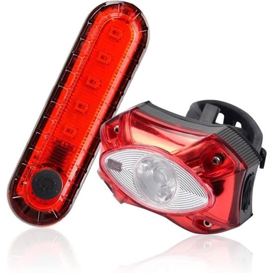 FUTURIST Lumiere Velo Ensemble, Eclairage Velo a LED Puissant Kit