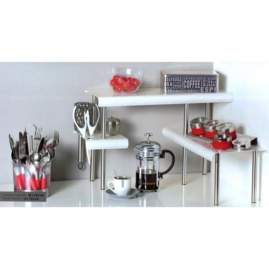 meubles de cuisine etagere d angle cuisine noir achat vente meuble a epices meubles de cuisine etagere d cdiscount
