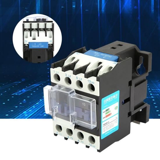 Contacteur Industriel CJX2-1810 AC - 220V, 18A, Pour Commande De Charge électrique - 2
