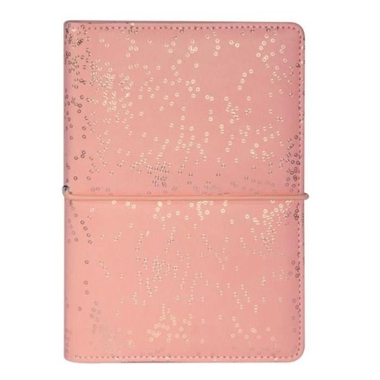 Organiseur Exacompta Exatime 17 Light Rose - Semainier 16 Mois Sept 2024 à Déc 2025 - 6 Anneaux