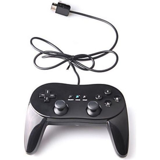Filaire Classique pour Wii U Noire Cdiscount Informatique