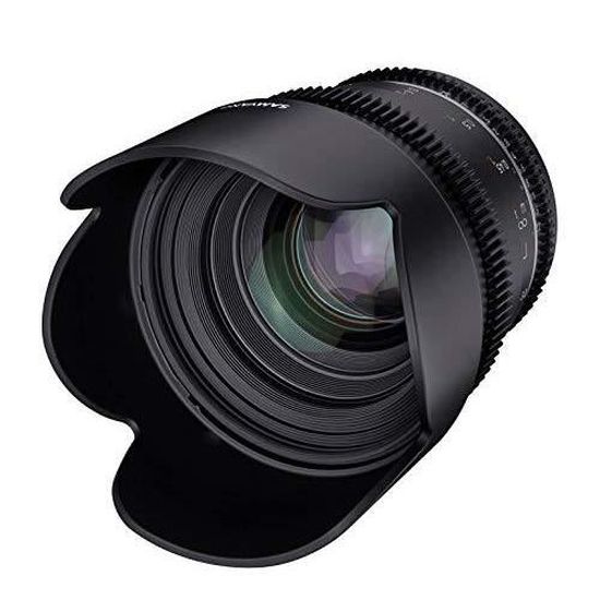 SAMYANG Objectif MF 50 mm T1,5 VDSLR MK2 Canon EF cinéma et vidéo T1,5 Normal pour Canon EF Mount, Distance focale Fixe de 50 mm,
